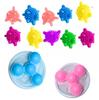 Clickswift 10 Pcs Reusable Anti Winding Silicone Laundry Cleaning Dryer Ball with 2 Pcs Washing Machine Hair Filter Cleaning Mesh Bag Washing Machine Lint Remover (Multiolor) view 1