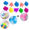Clickswift 10 Pcs Reusable Anti Winding Silicone Laundry Cleaning Dryer Ball with 2 Pcs Washing Machine Hair Filter Cleaning Mesh Bag Washing Machine Lint Remover (Multiolor) view 2