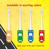 Adore Zoom Car Kids Soft Bristles Toothbrush Pack of 4 (Multicolor, Pack Of 4) view 4