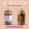 Bliss by Anju Omega 3 Nuts and Seeds Trail Mix, Crunchy & Guilt-Free Snack with Almonds, Cashews, Fox Nuts, Seeds & Dates | No Sugar, No Oil | Healthy Energy Boost for Kids & Adults (500 gm) view 2
