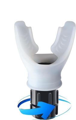 Leosportz Breath Trainering Equipment - Braething Trainer to Enhance Lung Capacity Exerciser Deivce | Protable Easy to Carry | Easy to clean and Use (White)