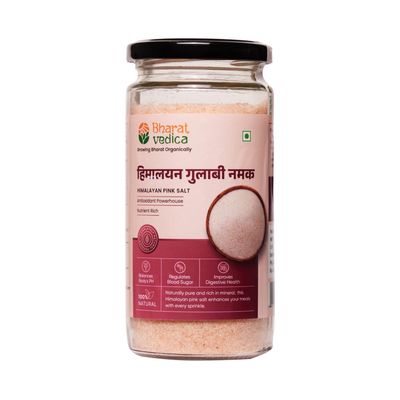 Bharat Vedica Natural Himalayan Pink Salt, 400 gm