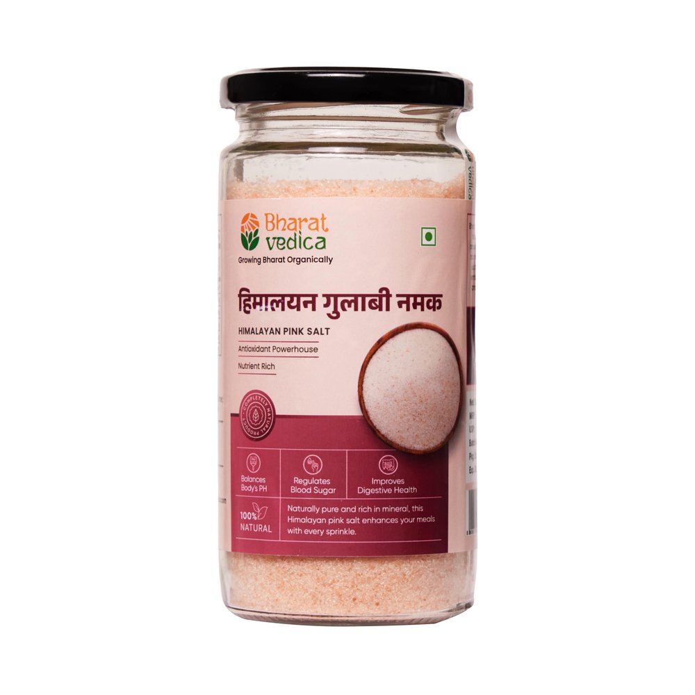 Bharat Vedica Natural Himalayan Pink Salt, 400 gm