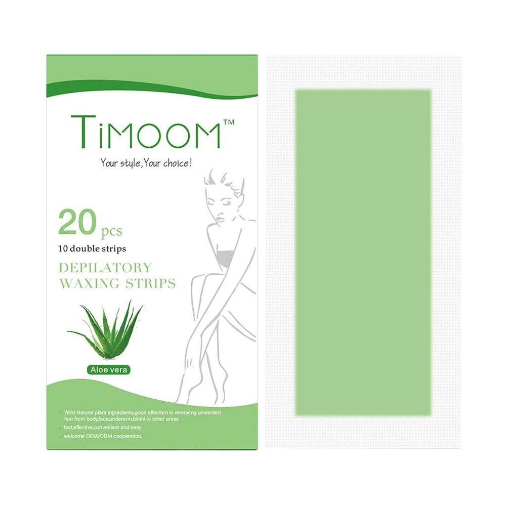 Enakshi 20pcs Dual-sided Depilatory Waxing Strips Cold Wax Bikini Hair Remover Aloe|Health & Beauty | Shaving & Hair Removal | Waxing Supplies