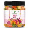 FLAVOUR MOSAIC Jelly Bites | 800gm | Colorful & Delicious Flavors | Vegetarian, No Gelatin with Natural Fruit Sugar | Mix Fruit Jelly (Pack of 2, 400gm each) view 1