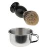 Enakshi Barber Shave Brush Men's Shaving Mug Bowl Beard Soap Facial Care Tools Set|Health & Beauty | Shaving & Hair Removal | Shaving Brushes & Mugs view 2
