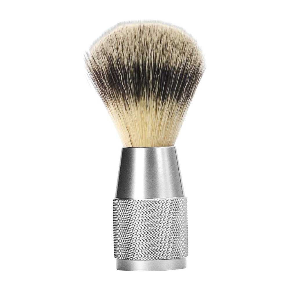 Enakshi Hair Shaving Brush Nylon Bristles for Wet Shave Length 4.3inch Face Cleaning Argent|Health & Beauty | Shaving & Hair Removal | Shaving Brushes & Mugs