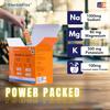 Cramp A-salt Electrolyte Mix | Sodium, Potassium, Magnesium, Coconut Water Powder | Zero Sugar (30 Sticks, Orange) view 2