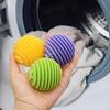 Prostuff.in Anti-Entanglement 8 Pcs Reusable Washing Machine Laundry Dryer Balls Tangle-Free Eco-Friendly For Anti-Winding Home, Dormitory, Clothes Reduce Wrinkles From Laundry Multicolor view 3