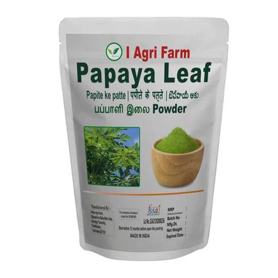 Iagrifarm Natural Papaya Leaf Powder - 1 Kg - Papaw Leaf Powder