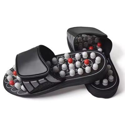 MEDITROVE Acupressure Magnetic Therapy Slippers for Men and Women | Yoga Paduka Reflexology Footwear | Spring Design Unisex Massage Sandals for Full Body Relaxation, Blood Circulation & Foot Pain Relief (Size 7)