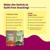 GRABZ Crunchy Carrot Chips | Solar-Dried, Air-Cooked | Vitamin-Rich, Low Fat Healthy Snack  20g Each (Pack of 3) view 2