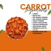 GRABZ Crunchy Carrot Chips | Solar-Dried, Air-Cooked | Vitamin-Rich, Low Fat Healthy Snack  20g Each (Pack of 3) view 4