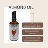 ANTIQUE AYURVEDA Cold-Pressed Organic Almond Oil, Rich in Vitamin E, Perfect for Skin, Hair, and Wellness Applications (100Ml) view 2