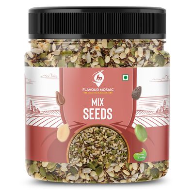 Flavour Mosaic Mix Seeds | 250gm | Nuts and Seeds Mix | Mix Seeds for Eating | Diet Snacks | Healthy Snack | Protein Rich Food