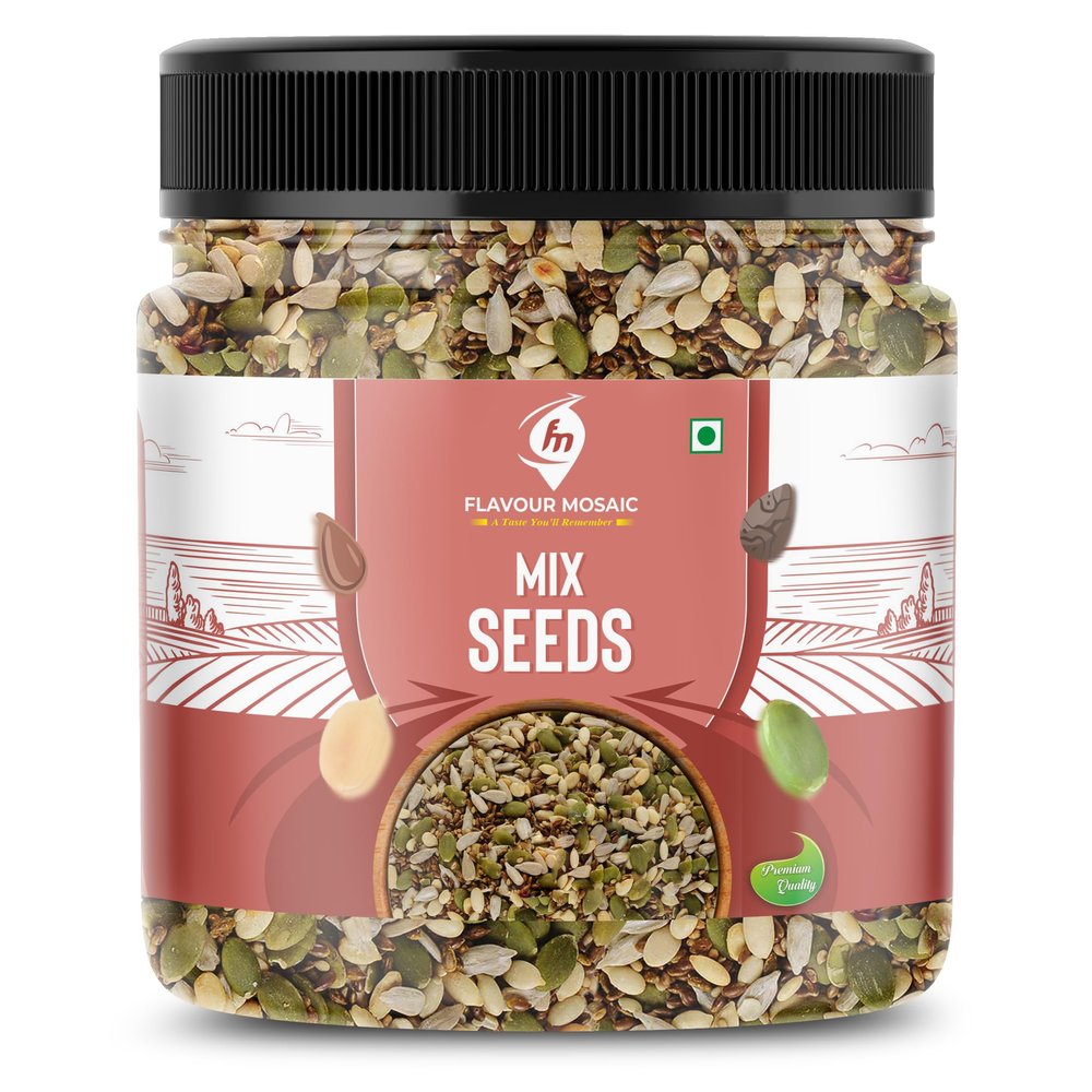 Flavour Mosaic Mix Seeds | 250gm | Nuts and Seeds Mix | Mix Seeds for Eating | Diet Snacks | Healthy Snack | Protein Rich Food