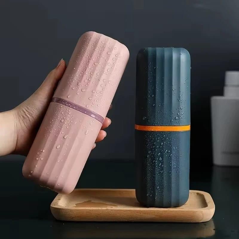 Generic Square Travel Toothbrush Cup Case, Portable Toothbrush Holder Case for Traveling, Camping, Business Trip and School Multipurpose Storage Holder