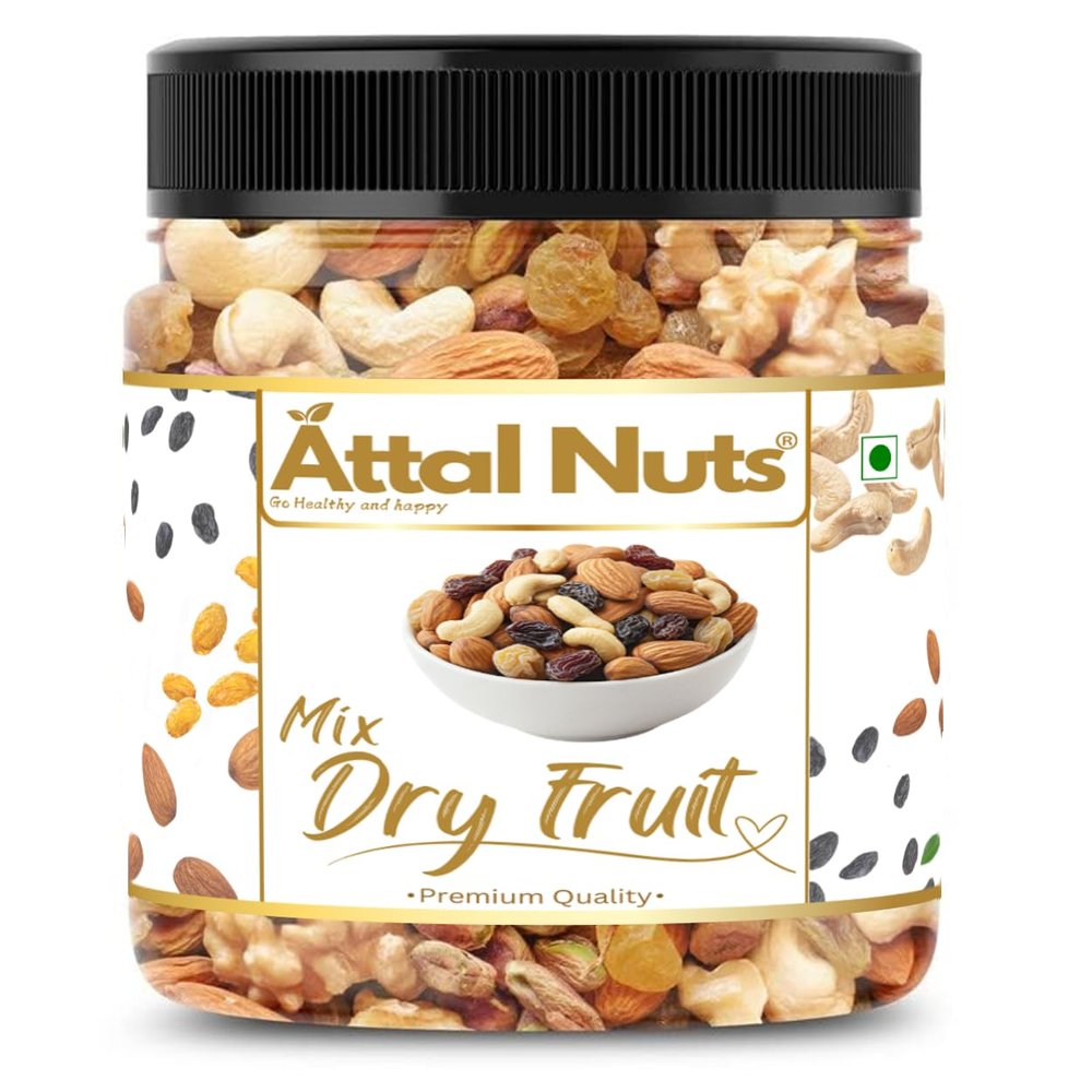 Premium Mix Dry Fruits | Almonds, Cashews, Golden Raisins, and Black Raisins | Healthy Snack | Nutritious & Energy Boosting Dry Fruits Combo | No Additives | 100% Natural & Fresh Trail Mix | Perfect for Gifting & Snacking (900G, Unflavoured)