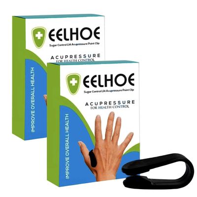 2x Sugar Control Acupressure Clip for Diabetics Sugar Control LI4 Acupressure Point Clip Headache Relief Products Migraine &Tension Relief, Stress Relief, blood circulation.