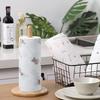 Dezva Non Woven Reusable and Washable Kitchen Printed Tissue Roll Non-stick Oil Absorbing Paper Roll Kitchen Special Paper Towel Wipe Paper Dish Cloth Cleaning Cloth 50 sheets (3 Roll) view 2