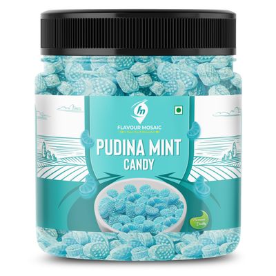 FLAVOUR MOSAIC Pudina Mint Candy | 1200g | Mint Flavoured Candy | Mukhwas | Mouth Freshener for Cooling Digestive Relief (Pack of 3, 400gm each)
