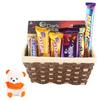 SFU E Com Basket Loaded With Chocolates | Valentine Love Teddy Bear With Chocolate Combo | Valentine Chocolate Hamper | 459 view 1