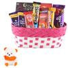 SFU E Com Choco Filles Dark Fantasy With Fruit & Nut Gift Hamper | Valentine Love Teddy Bear With Chocolate Combo | Valentine Chocolate Hamper | 467 view 1