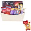 SFU E Com Choco Combo Gift Hamper | Valentine Heart Teddy Bear With Chocolate Combo | Valentine Chocolate Hamper | 257 view 1