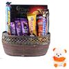 SFU E Com Chocolate Basket Combo | Valentine Love Teddy Bear With Chocolate Combo | Valentine Chocolate Hamper | 752 view 1