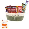 SFU E Com Choco Basket Combo | Valentine Love Teddy Bear With Chocolate Combo | Valentine Chocolate Hamper | 326 view 1