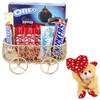 SFU E Com Beautiful Choco Combo Best Gift Hamper | Valentine Heart Teddy Bear With Chocolate Combo | Valentine Chocolate Hamper | 946 view 1