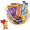 SFU E Com Almond And Waffery Chocolate Hamper | Valentine Heart Teddy Bear With Chocolate Combo | Valentine Chocolate Hamper | 060 view 1