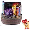 SFU E Com Chocolate Basket Combo | Valentine Heart Teddy Bear With Chocolate Combo | Valentine Chocolate Hamper | 752 view 1