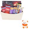 SFU E Com Choco Combo Gift Hamper | Valentine Love Teddy Bear With Chocolate Combo | Valentine Chocolate Hamper | 257 view 1