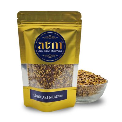 ANY TIME MUKHWAS Present Classic Alsi Mouth Freshner Mukhwas (100 Grams) - Digestive Natural Mukhwas Pack For After Meal Snack