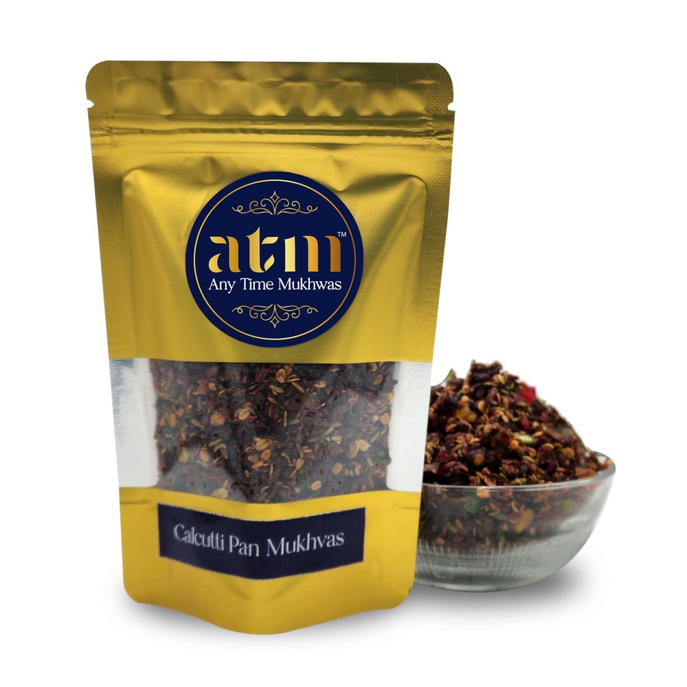 ANY TIME MUKHWAS Present Calcutta Meetha Pan Mukhwas (500 Gram) - Digestive & Natural Culucutta Mouth Freshner Mukhwas After Meal Snack (No Supari)
