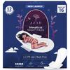 AZAH Large Sanitary Napkins for Women [Pack of 16] | 275MM Large Night Pads | Cottony Soft Sanitary Napkins for Women | Leak Proof for Overnight Protection | Extra Long & Wide Back view 1