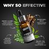 Beardo Grey Beard oil for Men, 30 ml | Helps with greying beards | Also contains Bhringraj + Henna + Curry leaves + Black tea extracts for restoring natural black beard color | Lightweight and Non-Sticky view 3