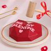 FlowerAura Valentine's Day Special Delicious Silky Smooth Fresh Valentine's Treasure Chocolate Pinata Smash Cake For Boyfriend, Girlfriend, Husband, Wife, Boy & Girl (Same Day Delivery) (0.5Kg) view 3