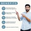 Caim by arelang  Restore Your Peace | Stress Relief Dark Chocolate | Natural Cortisol Regulation with 7 Plant-Based Extracts | Vegan, Sugar-Free & Non-Habit Forming | Clinically Tested | 30 Pcs view 2