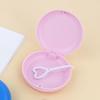 LOOM TREE Portable Retainer Case Oral Organizer Durable Dentures Storage Boxes Pink | Oral Care view 3