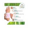 AK Enterprise Natural Ginger Detox Foot Patches, 10 Pairs, white Foil Reflexology Pads for Stress Relief view 2