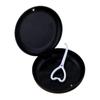 LOOM TREE Portable Retainer Case Oral Organizer Durable Dentures Storage Boxes Black | Oral Care view 4