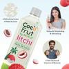 Coco Frut Lychee Fruit Drink with Nata De Coco  300ml (Pack of 24) | Refreshing Lychee Juice with 15% Coconut Chunks | Natural, Hydrating & Delicious | Sip-and-Chew Delight view 4
