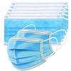 Aarbho 3 Ply Disposable Face Mask with Nose Clip (Blue, Pack of 100) for Unisex view 2