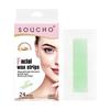 LOOM TREE 24Pcs Double Sided Hair Removal Wax Strips Bikini Eyebrow Cold Wax Paper | Makeup | Eyes | Eyebrow Liner & Definition view 1