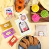 Mo's Bakery Holi Blue Gift Box with Raspberry Cookies, Holi Colours and Thandai Mix | Cookies Gift Box for Holi | Herbal Gulal 15g x 3 colours | Corporate & Festive Gifts | Skin Friendly Holi colour view 2
