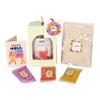Mo's Bakery Holi Blue Gift Box with Raspberry Cookies, Holi Colours and Thandai Mix | Cookies Gift Box for Holi | Herbal Gulal 15g x 3 colours | Corporate & Festive Gifts | Skin Friendly Holi colour view 4