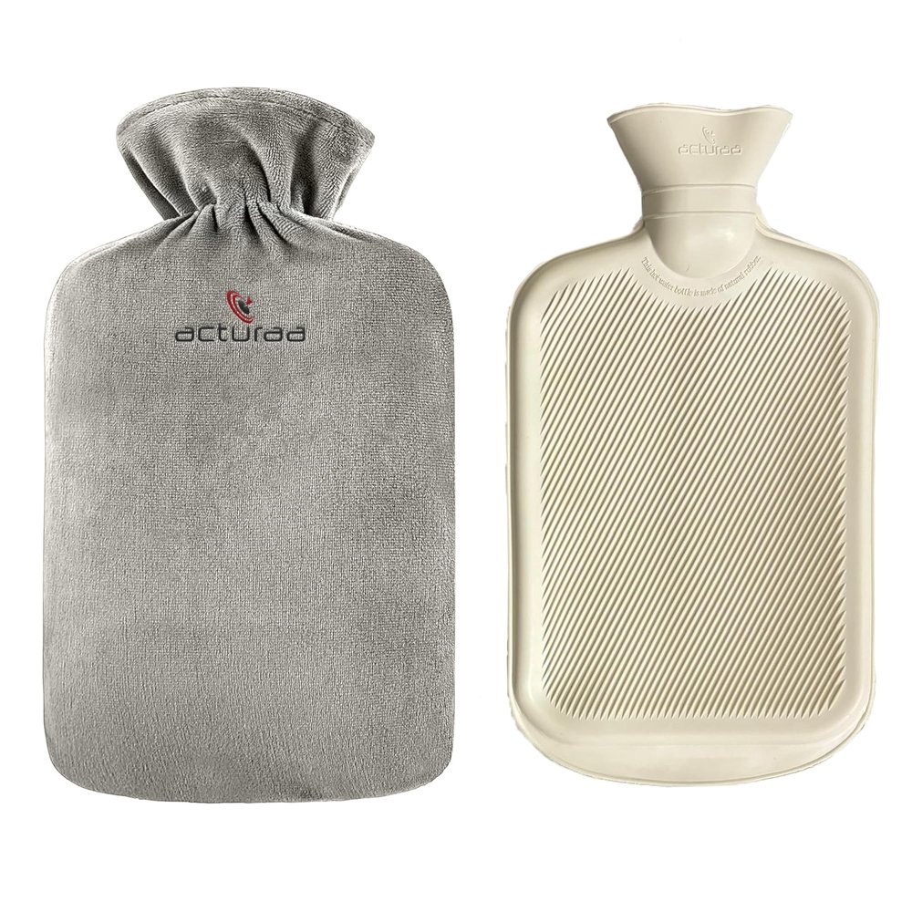 acturaa Hot Water Bag With Cover For Period Cramps, Warm Pack for Muscle Relaxation, Back, Stomach, And Full Body Pain Relief (Pack of 1)