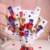 Floweraura Love Bouquet of 5 Red Roses & 15 Mix Chocolates For Birthday & Anniversary Gift,Valentine Day,Chocolate Day & Rose Day Gift For Boyfriend,Girlfriend,Wife & Husband (Same Day Delivery),500 G view 3